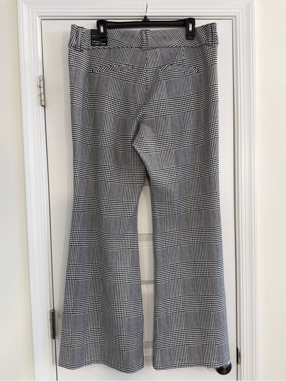 torrid Black & White Glen Plaid Flare Pants - Picture 2 of 11